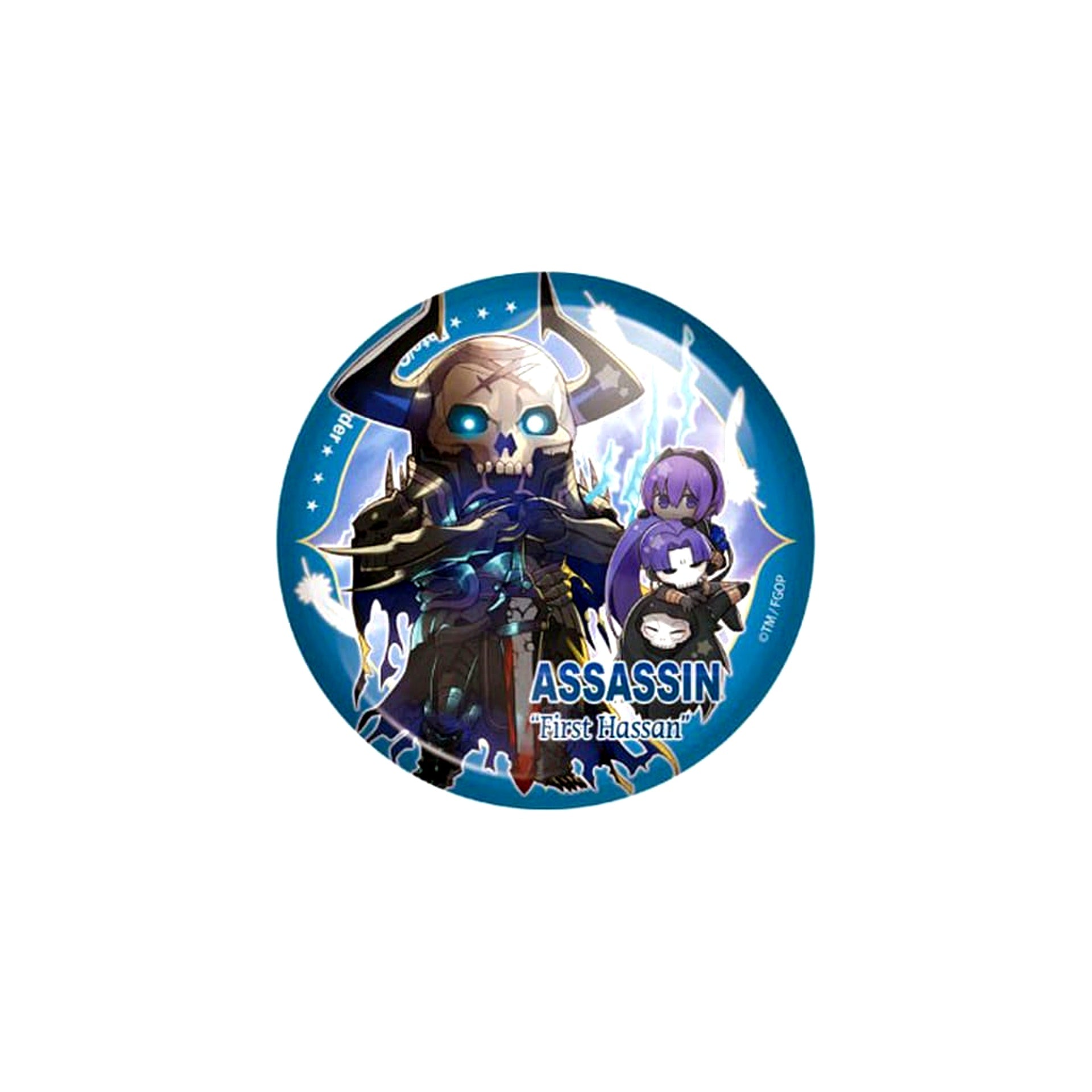 Fate/Grand Order King Hassan Assassin Charatoria Can Badge Vol.18 [USED]