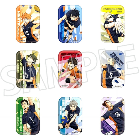 Set of 9 Karasuno High School Haikyu!! Square Button Collection [USED]