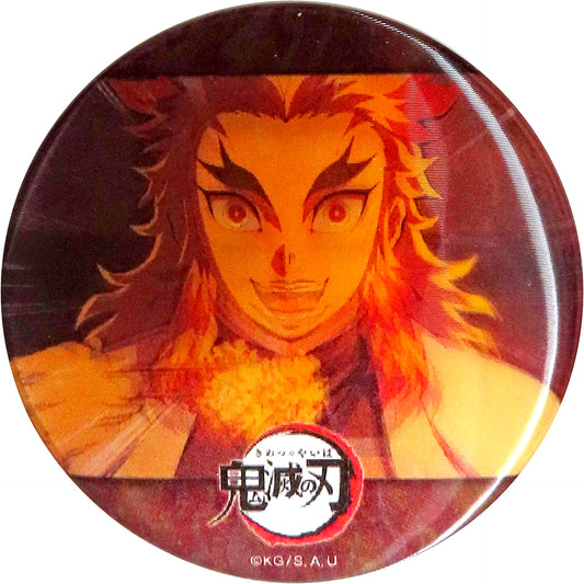 Kyojuro Rengoku Pattern A Movie Demon Slayer Kimetsu no Yaiba Mugen Train 4th Anniv Flame Hashira Kyojuro Rengoku Cafe x ufotable Cafe Random Animation Button [USED]