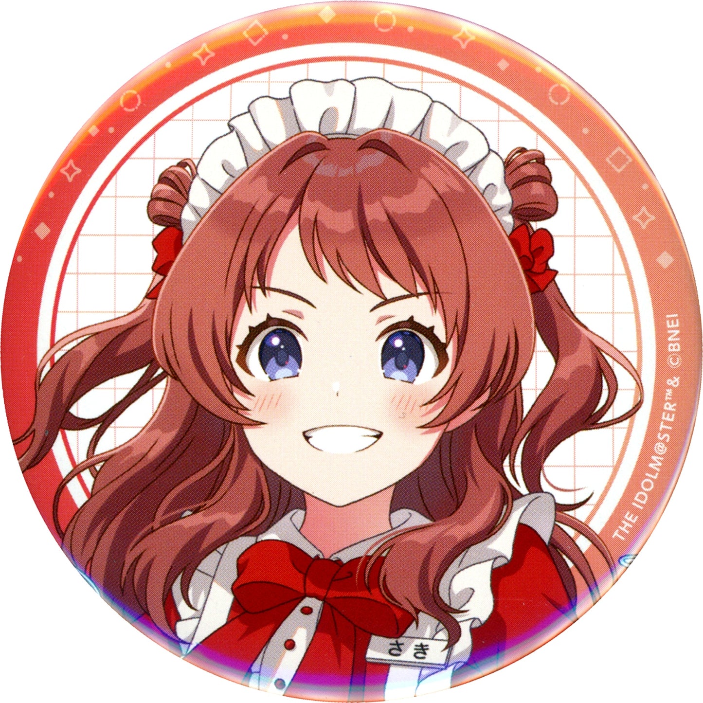 Saki Hanami Gakuen Idolmaster x Sweets Paradise Vol.2 Button [USED]