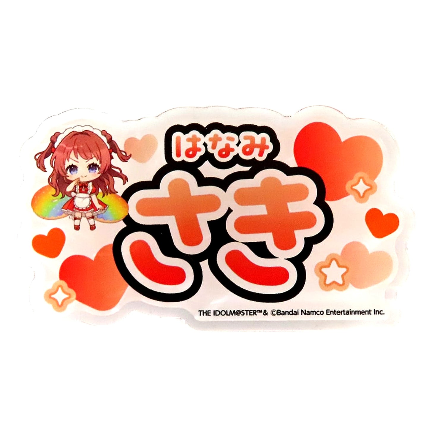 Saki Hanami Gakuen Idolmaster Sweets Paradise Part 2 Trading Name Badge [USED]