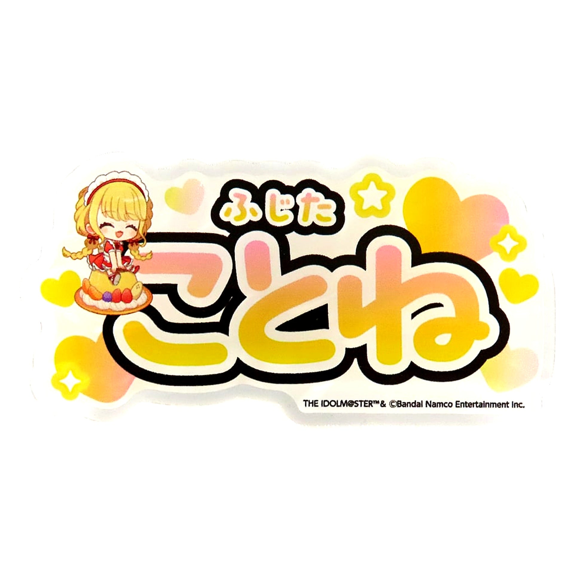 Kotone Fujita Gakuen Idolmaster x SWEETS PARADISE Vol.2 Trading Name Badge [USED]