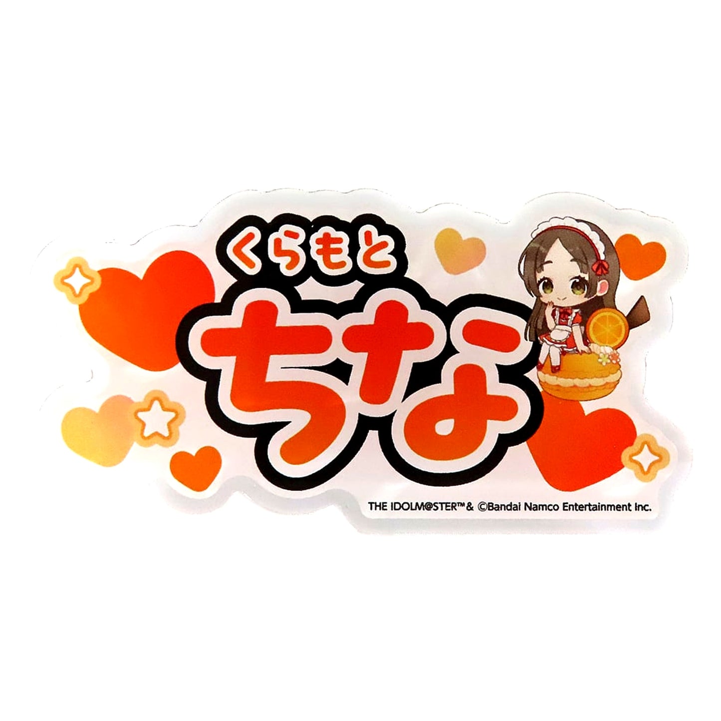 China Kuramoto Gakuen Idolmaster x SWEETS PARADISE Vol.2 Trading Name Badge [USED]