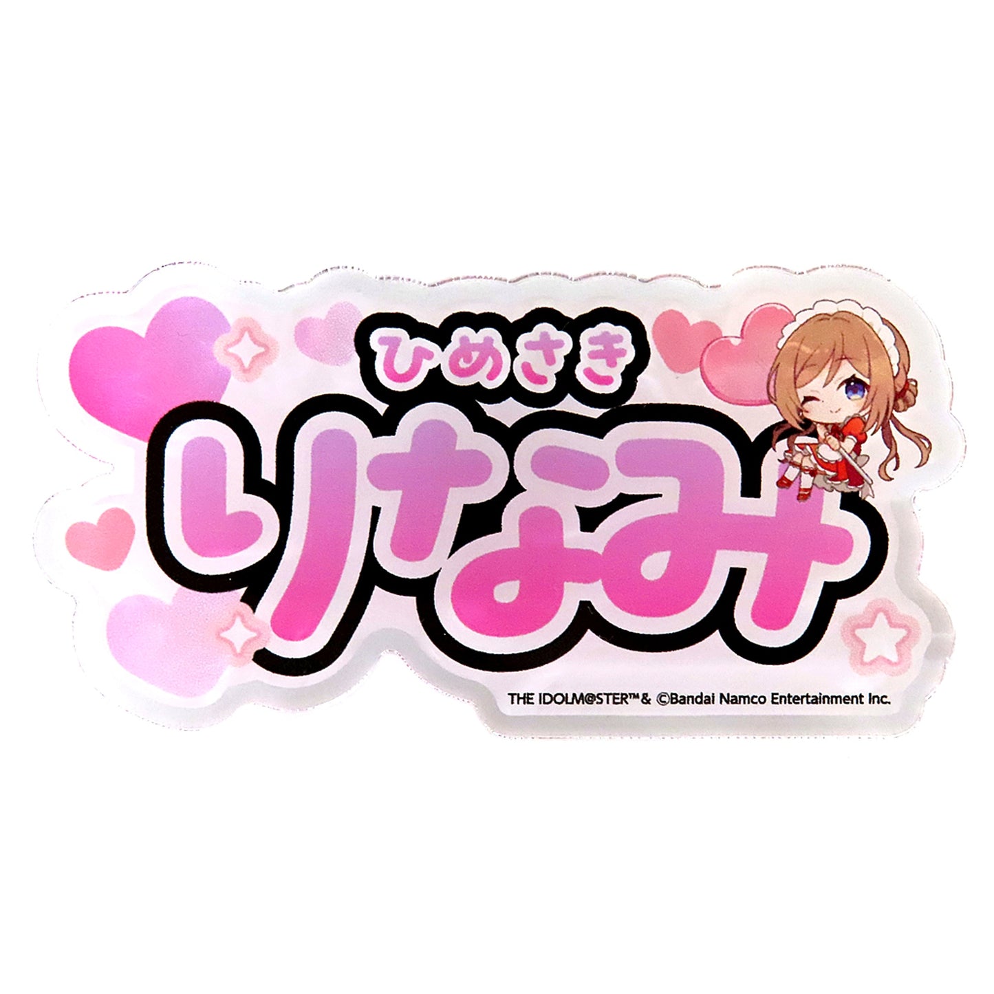 Rinami Himesaki Gakuen Idolmaster Sweets Paradise Part 2 Trading Name Badge [USED]