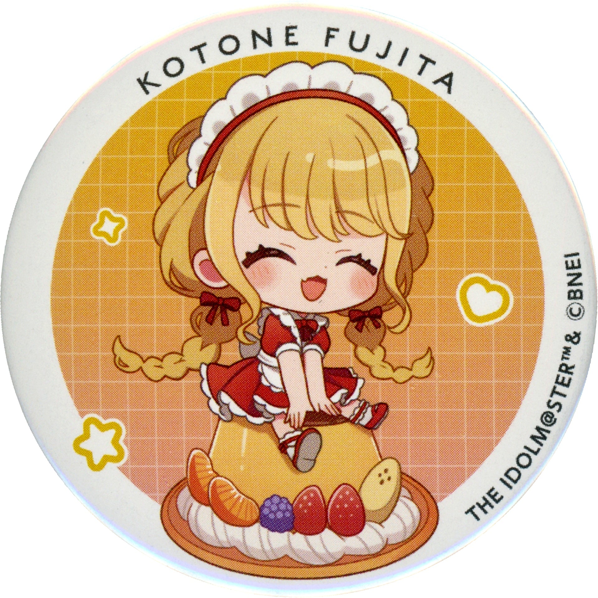 Kotone Fujita Gakuen Idolmaster x SWEETS PARADISE 2nd Trading Badge [USED]