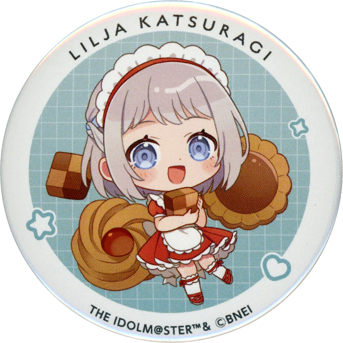 Lilja Katsuragi Gakuen Idolmaster x Sweets Paradise Vol.2 Trading Button [USED]