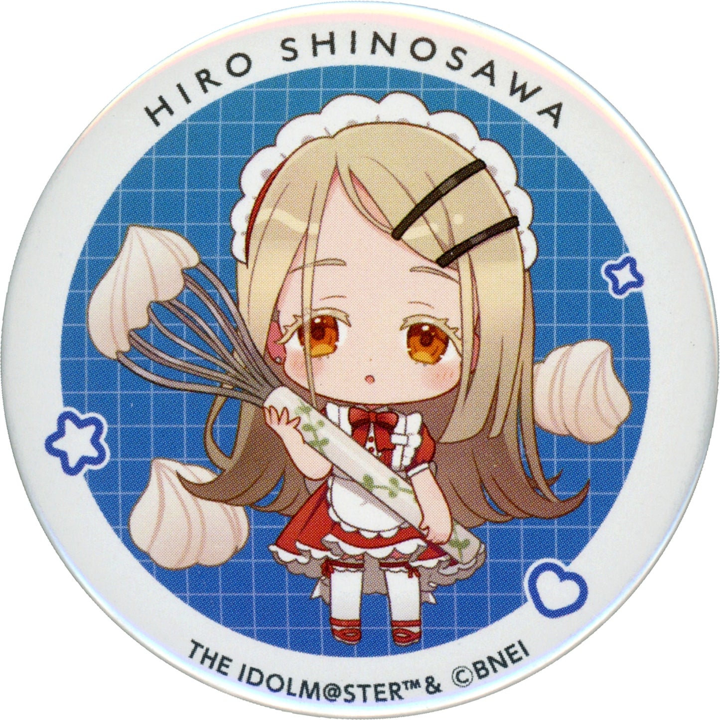 Hiro Shinosawa Gakuen Idolmaster x SWEETS PARADISE 2nd Trading Badge [USED]