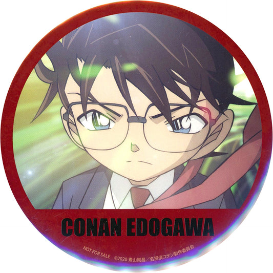Conan Edogawa Detective Conan The Scarlet Bullet Movie Blu-ray DVD Original Button 100mm Animate Bonus [USED]
