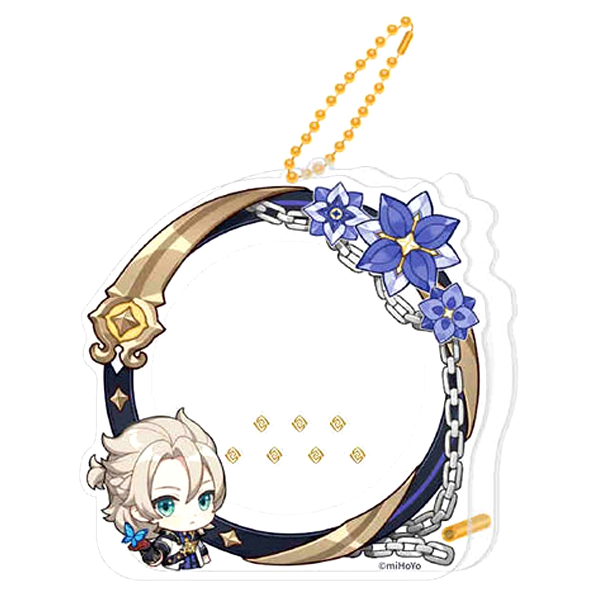 Albedo Icon Frame Series Badge Storage Case Genshin Impact [USED]