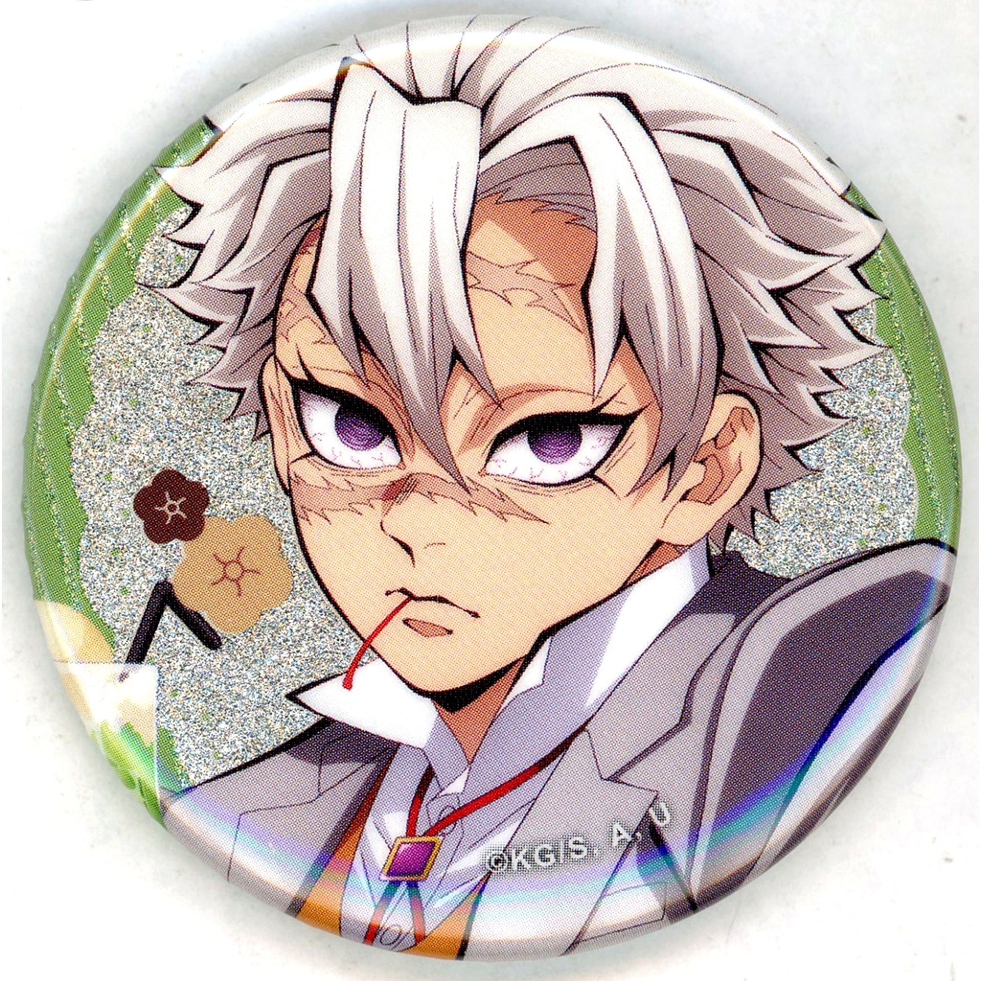 Sanemi Shinazugawa Up Demon Slayer Pure Cafe Random Glitter Button Animate Girls Festival 2024 Goods [USED]
