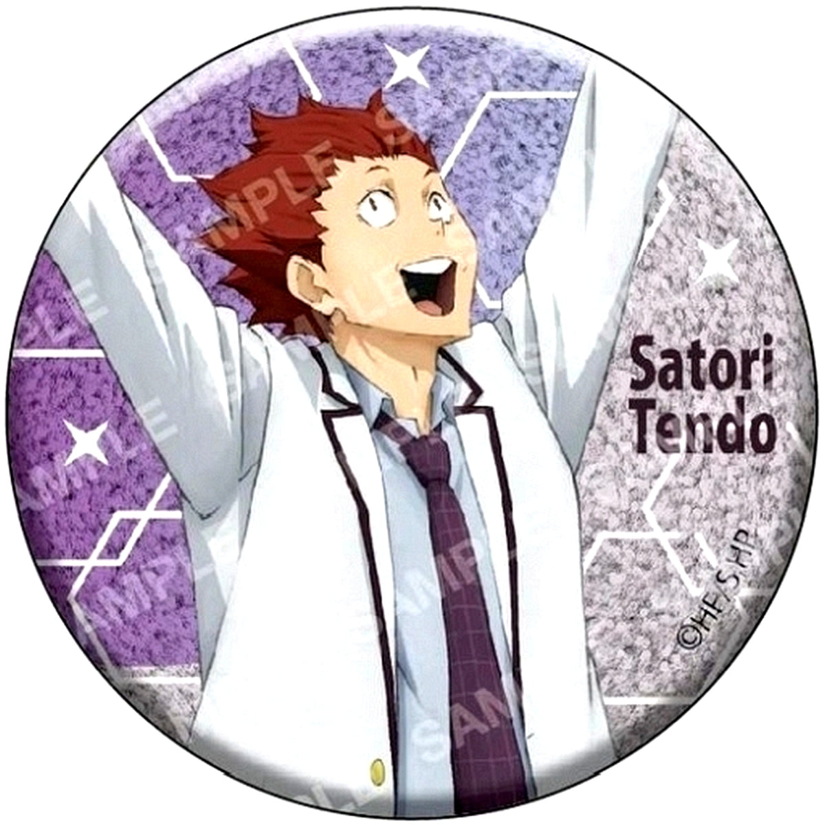 Satori Tendo Glitter Haikyu!! Button Collection A Weather Copyright Vol.1 [USED]