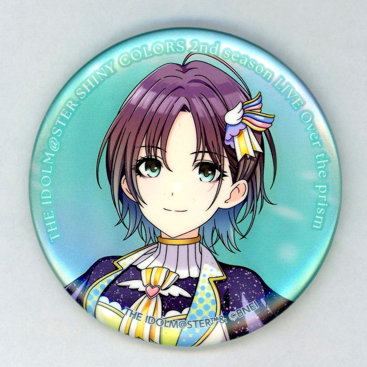 Toru Asakura Official 75mm Aurora Tin Badge The Idolmaster Shiny Colors 2nd season LIVE Over the prism [USED]