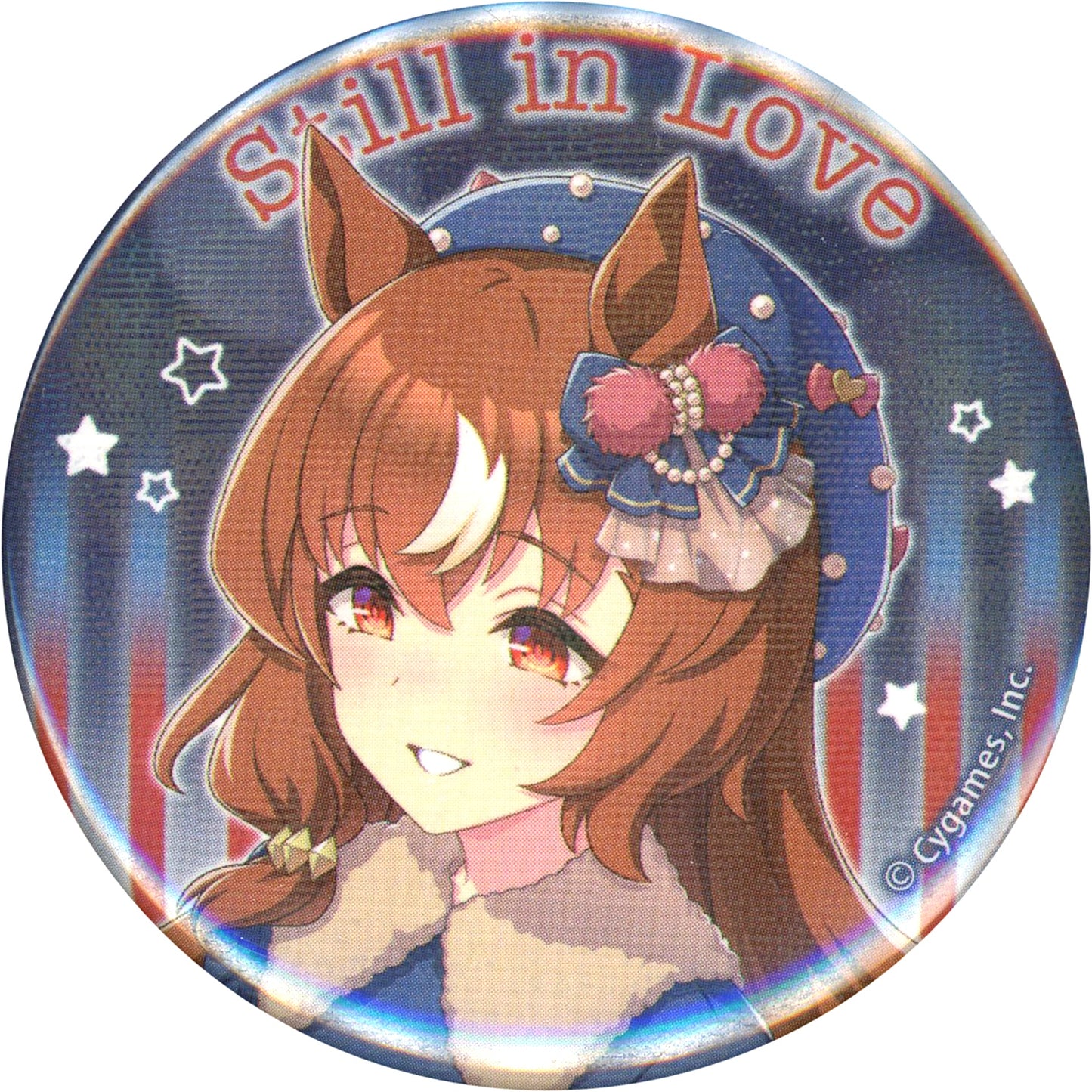Still in Love Uma Musume Pretty Derby Holo Character Button Collection Tokyo Mega Illumi 2024 [USED]