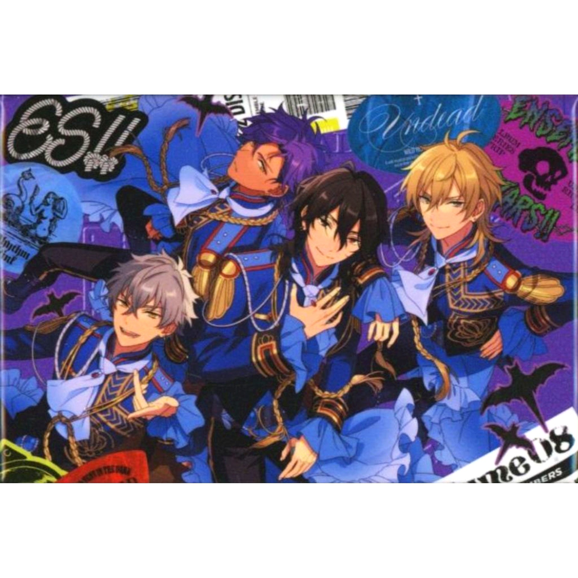UNDEAD Jacket Design Rectangular Badge CD Ensemble Stars Album Series UNDEAD Amazon.co.jp Purchase Bonus [USED]