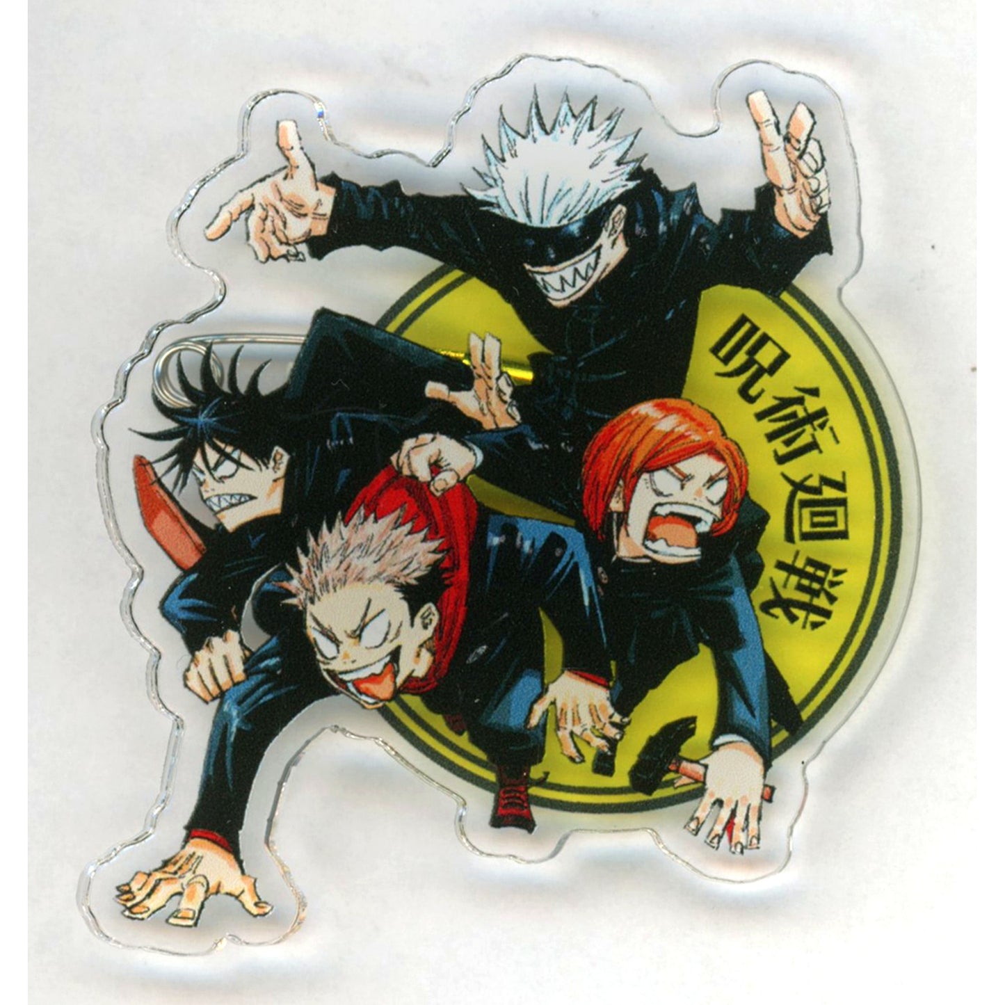 Group Jujutsu Kaisen Acrylic Badge JUMP SHOP Online Bonus [USED]