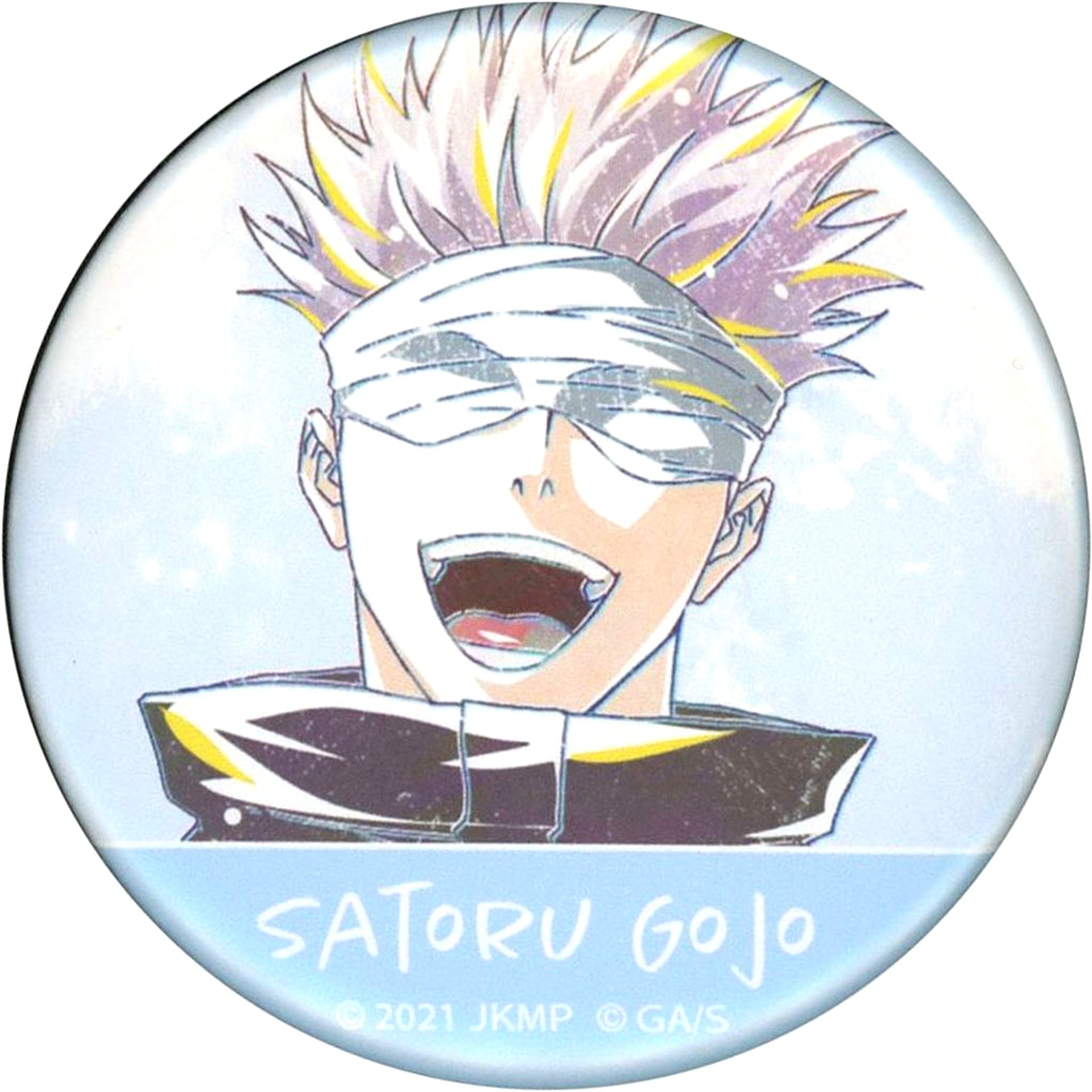 Satoru Gojo No Name Ver. Jujutsu Kaisen 0 The Movie Trading Ani-Art Matte Button POP UP SHOP in TOWER RECORDS [USED]
