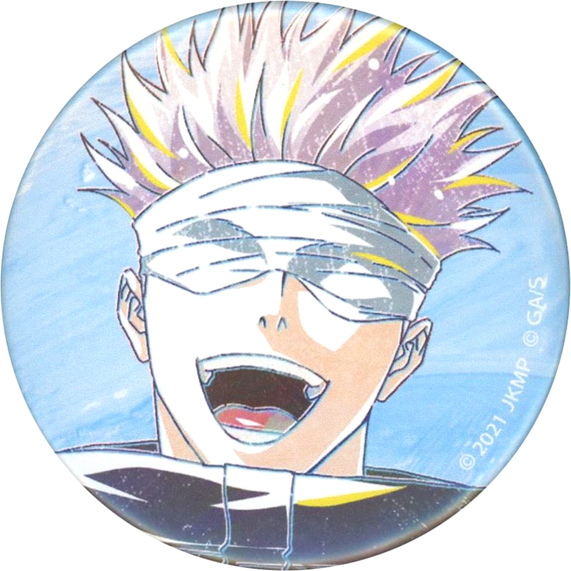 Satoru Gojo Name Ver. Jujutsu Kaisen 0 The Movie Trading Ani-Art Matte Button POP UP SHOP in TOWER RECORDS [USED]
