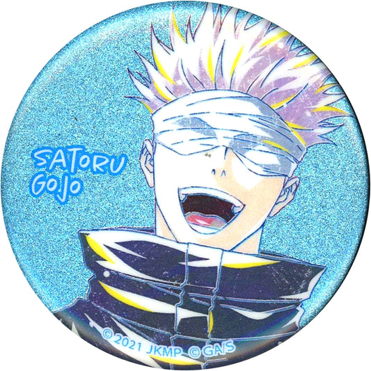 Satoru Gojo Name Ver. Jujutsu Kaisen 0 The Movie Trading Ani-Art Glitter Button POP UP SHOP in TOWER RECORDS [USED]