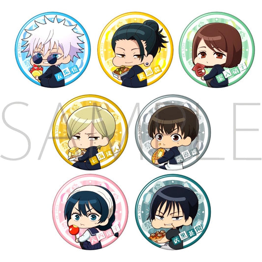 Set of 7 Jujutsu Kaisen Season 2 Chara Badge Collection Button Kapurikko Hoobaru Vol.2 Hidden Inventory/Premature Death [USED]