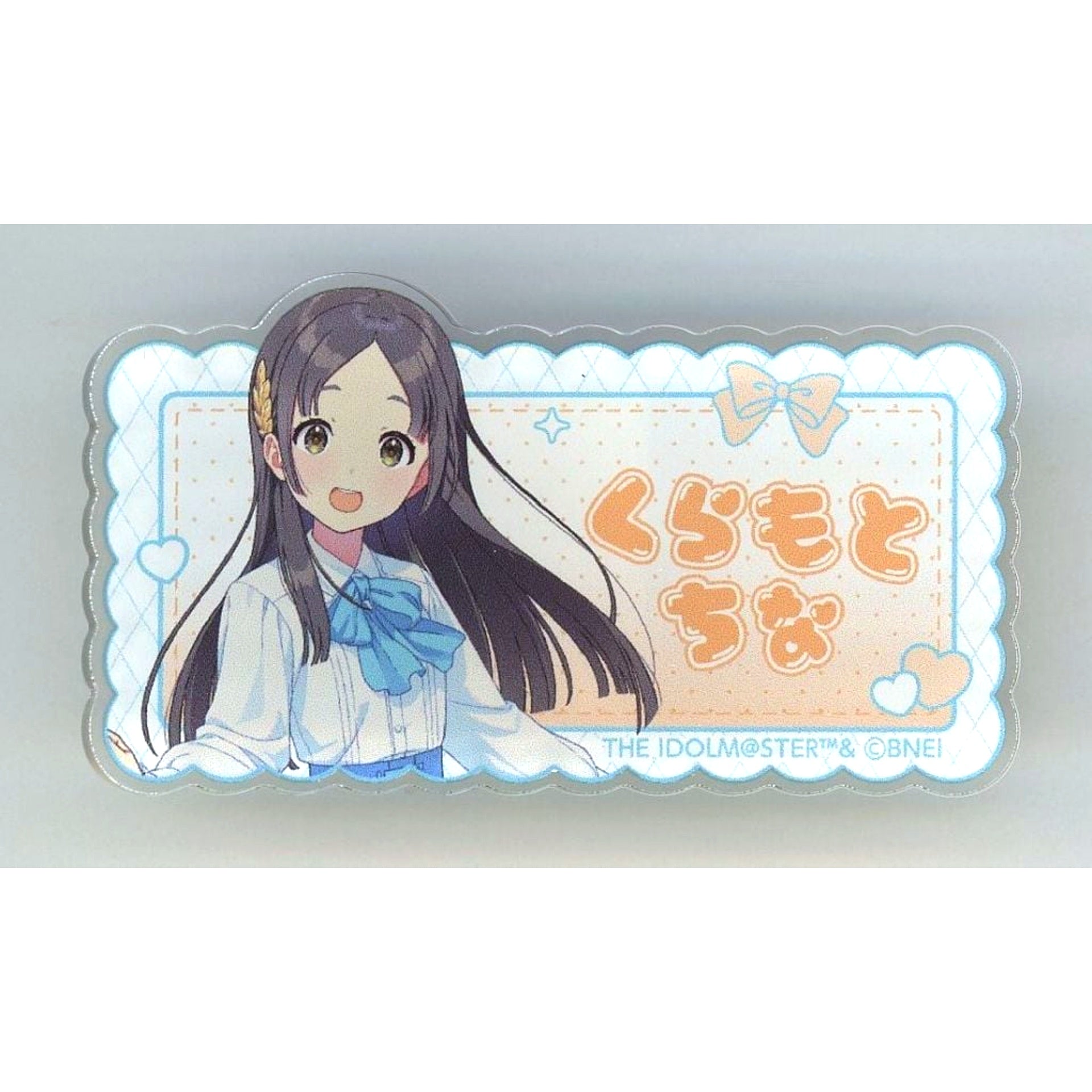 China Kuramoto Name Badge Gakuen Idolmaster POP UP STORE [USED]