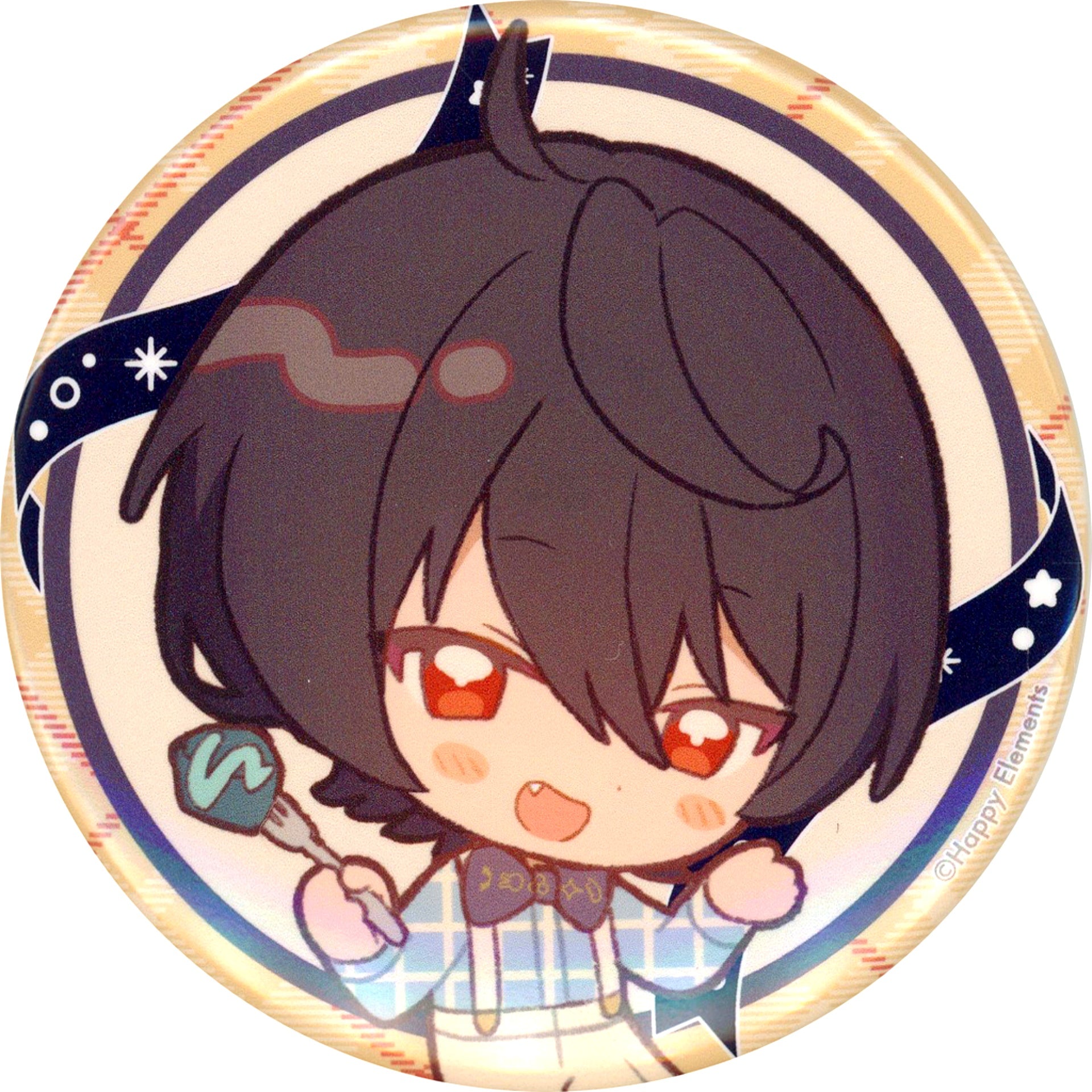 Ritsu Sakuma Ensemble Stars!! Drawn Visual Button Collection B Group ENSEMBLE HOLIDAY!! x animate cafe [USED]