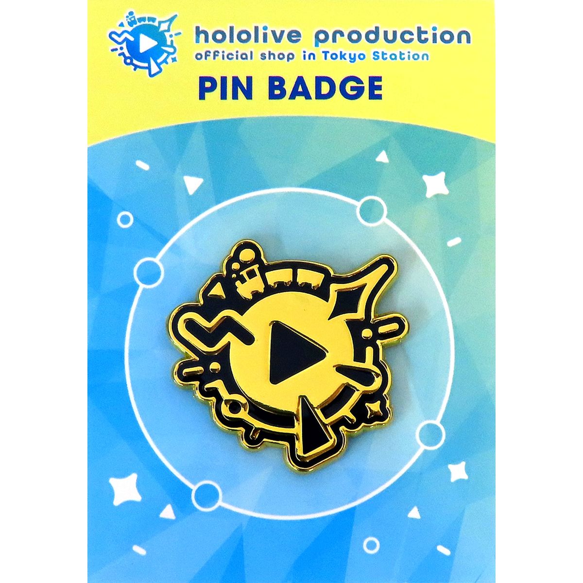 Event Logo Pin Badge Virtual YouTuber Holo Live hololive production official shop in Tokyo Station [USED]