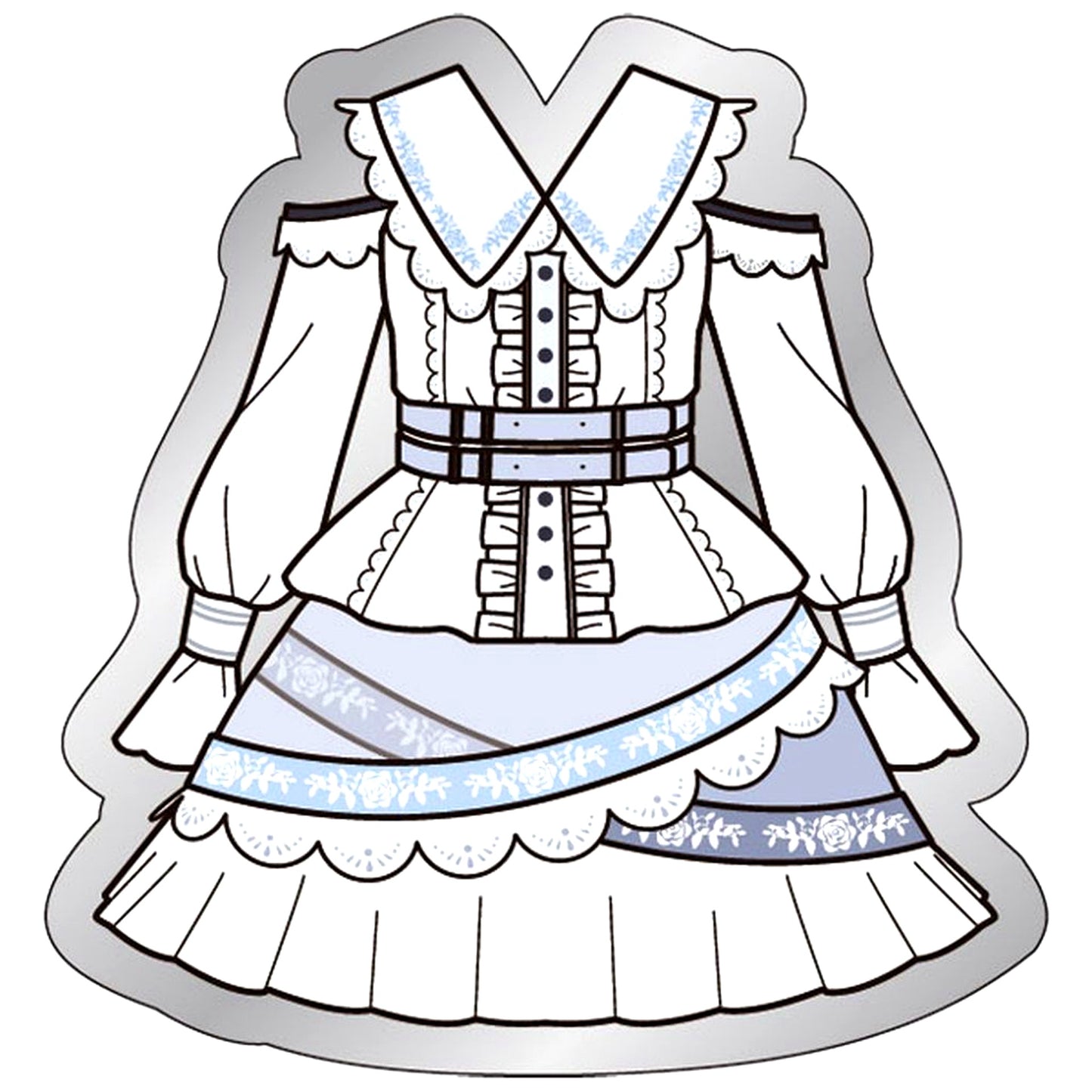 Lilja Katsuragi Costume Pins Gakuen Idolmaster [USED]