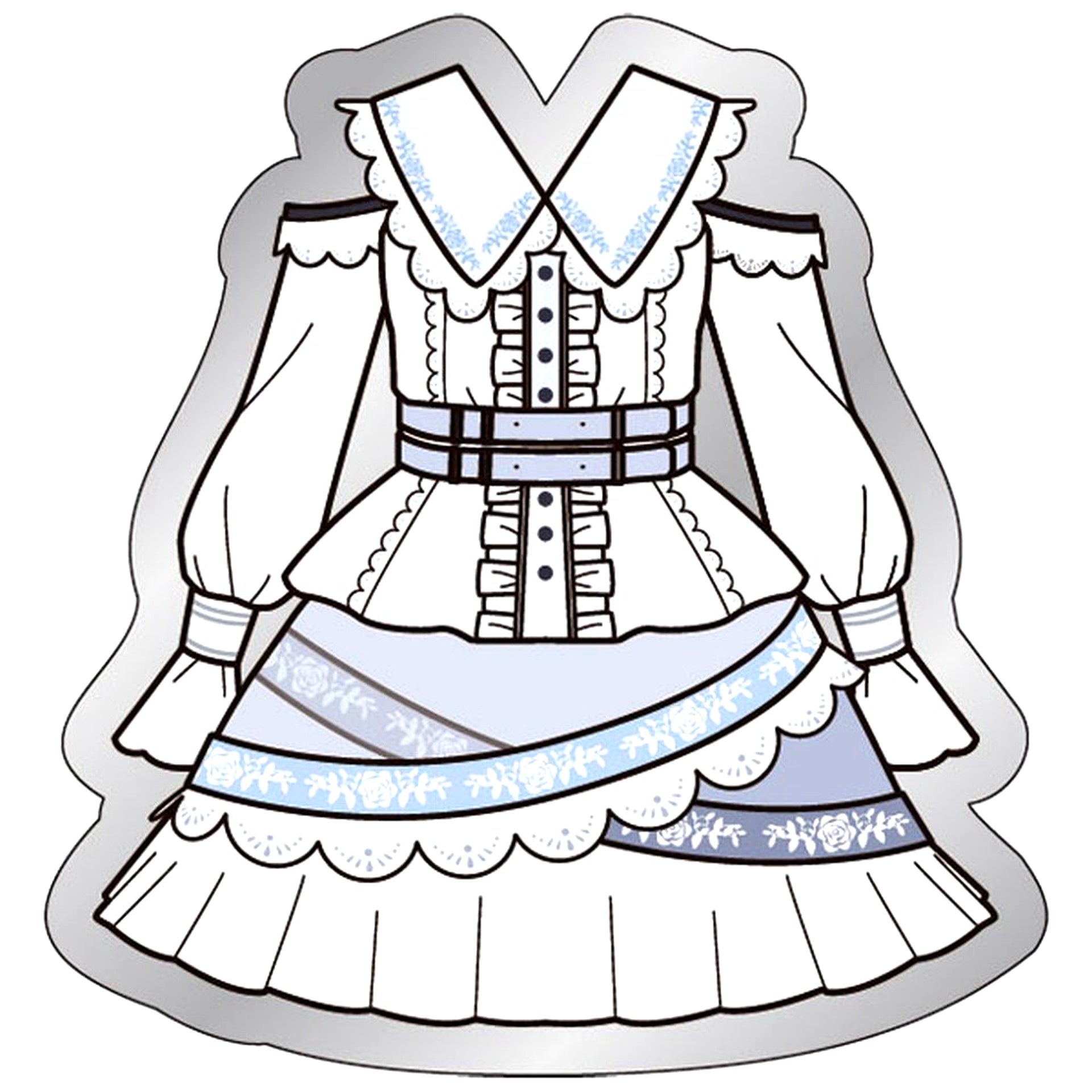 Lilja Katsuragi Costume Pins Gakuen Idolmaster [USED]