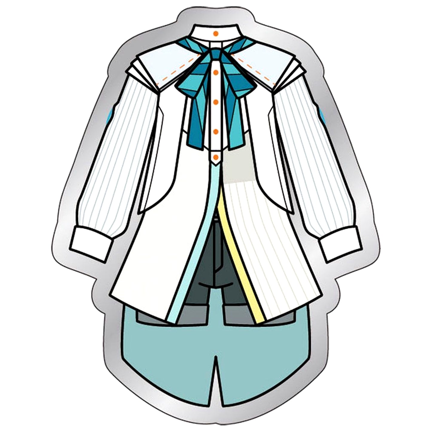 Hiro Shinosawa Costume Pins Gakuen Idolmaster [USED]