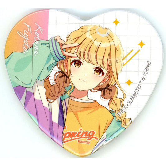 Kotone Fujita Gakuen Idolmaster Trading Heart-shaped Badge FAN+Life Limited [USED]