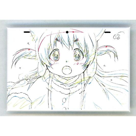 Nagisa Momoe Puella Magi Madoka Magica x Monogatari Series Original Art Collection Button MADOGATARI Exhibition [USED]