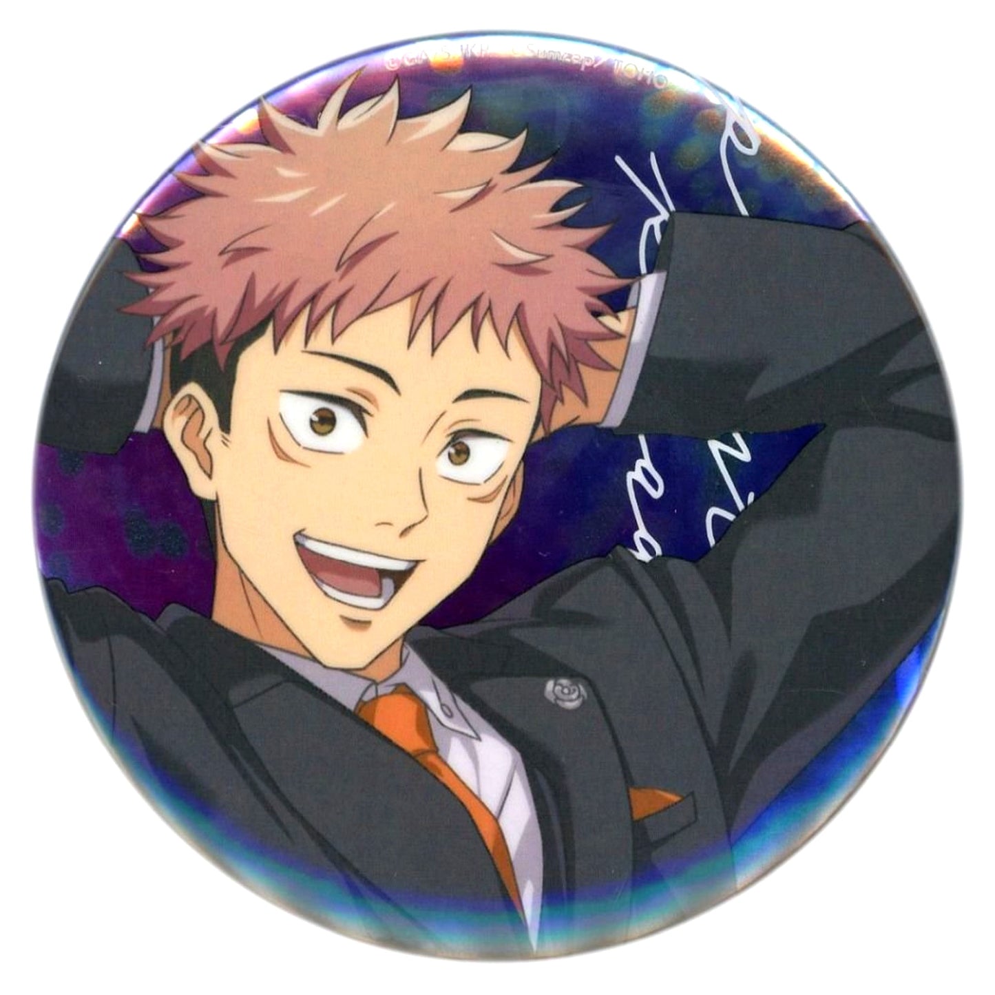 Yuji Itadori Jujutsu Kaisen Phantom Parade Metal Button Anniversary 1st Anniv Commemoration [USED]