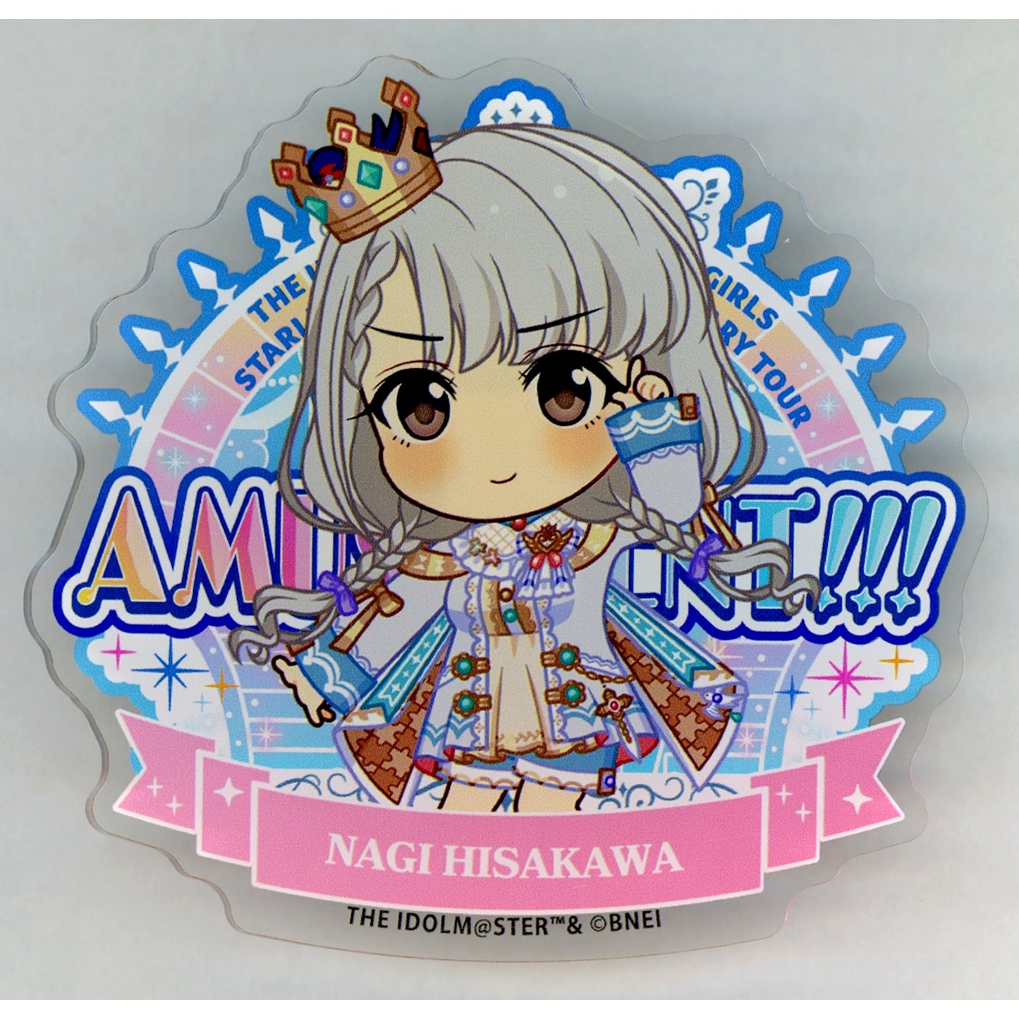 Nagi Hisakawa STARLIGHT STAGE 10th ANNIVERSARY Ver. Official Produce Badge The Idolmaster Cinderella Girls [USED]