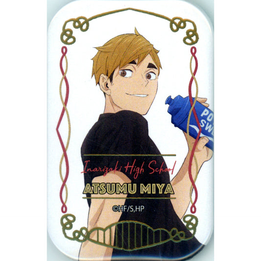 Atsumu Miya Haikyu!! Square Button Cool Down Copyright [USED]