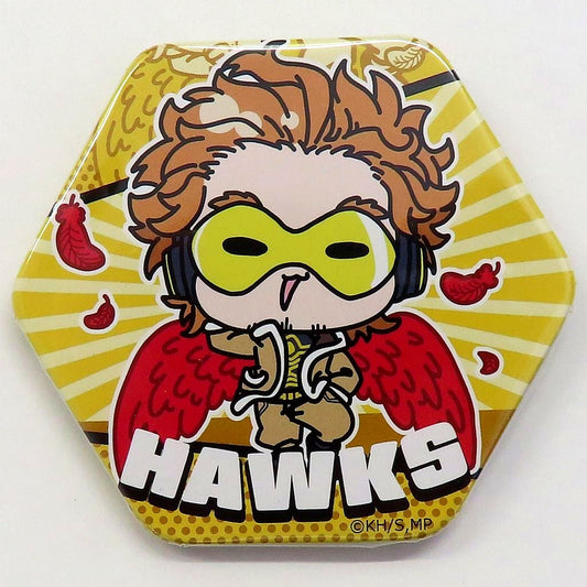 Hawks My Hero Academia x mochocho Trading Hexagon Button [USED]