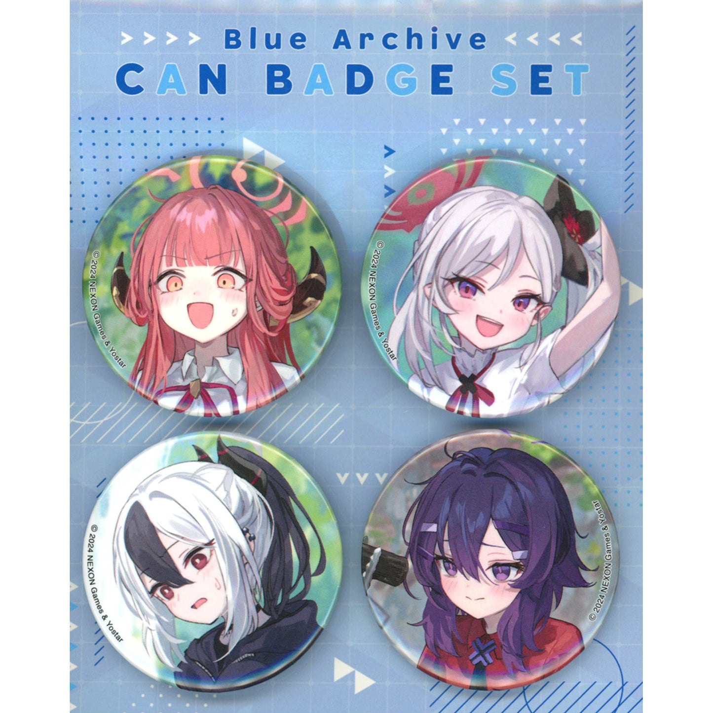 Problem Solver 68 Blue Archive Button Set Yostar Official Shop JR Akihabara Station Goods [USED]