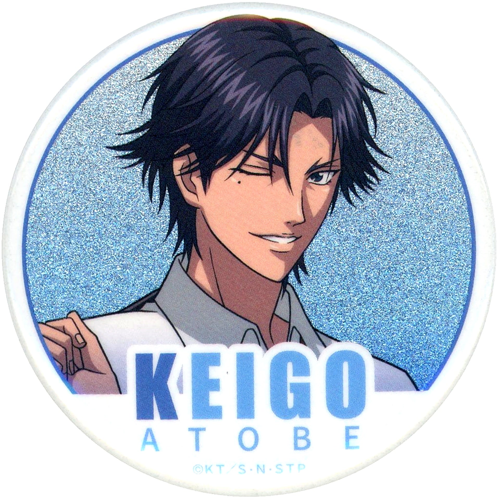 The New Prince of Tennis Keigo Atobe Trading Full-body Glitter Button Nikujiru Gyoza no Dandadan Collaboration [USED]