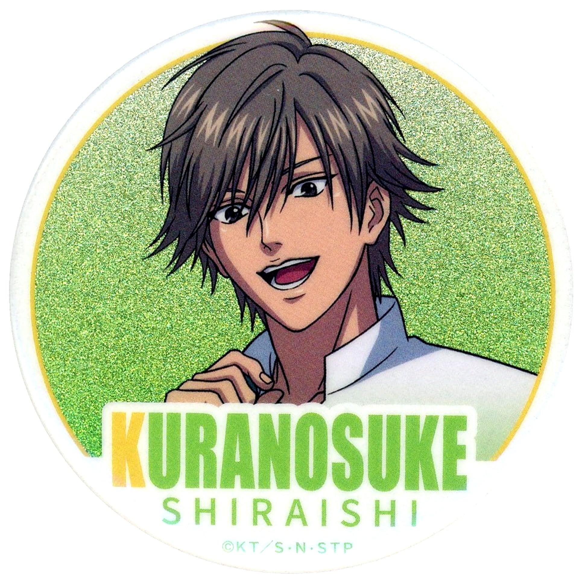 The New Prince of Tennis Kuranosuke Shiraishi Trading Full Body Glitter Button Nikuju Gyoza no Dandadan [USED]