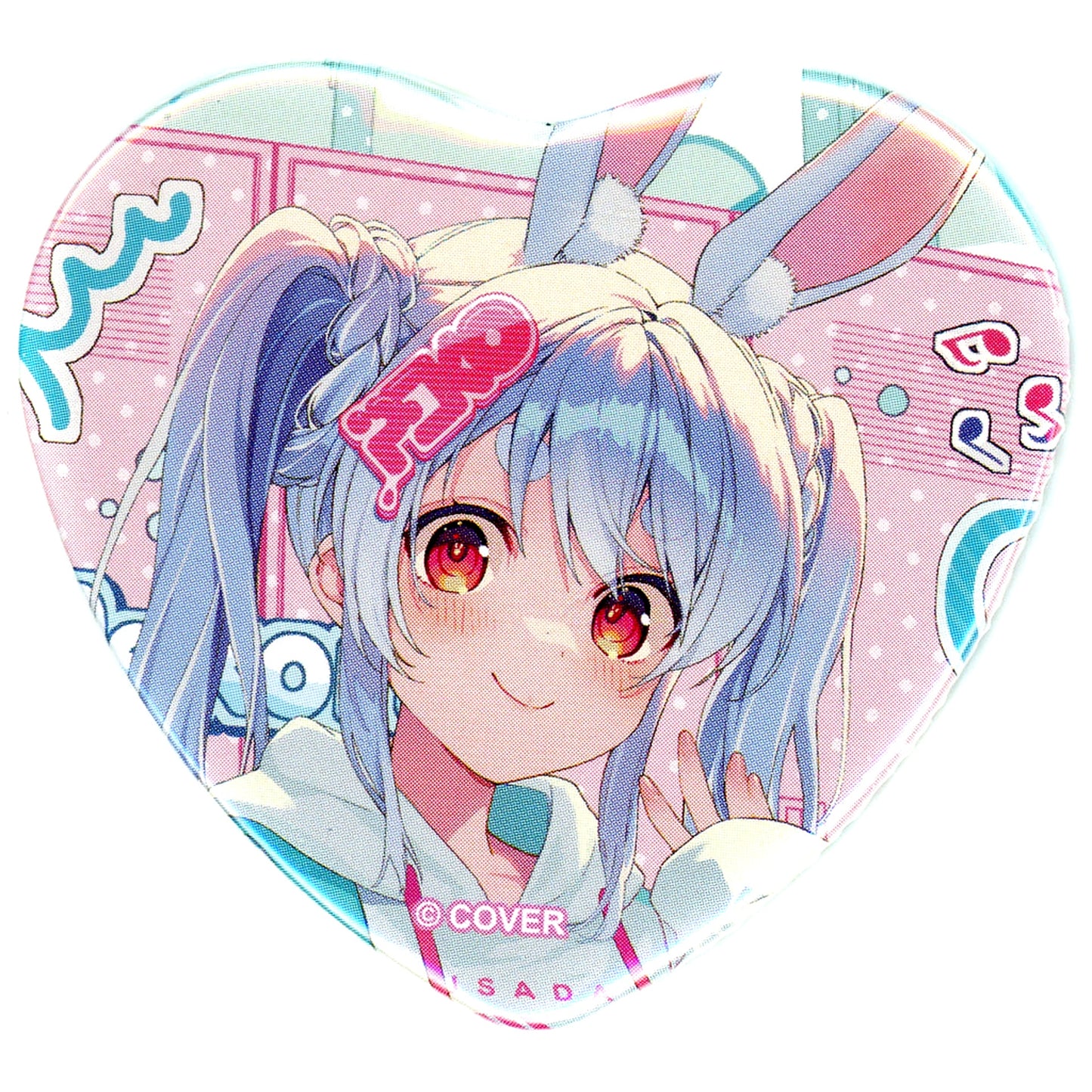 hololive Virtual YouTuber Usada Pekora Heart-shaped Button holoReve collection no.3 Only Shop and Fair [USED]