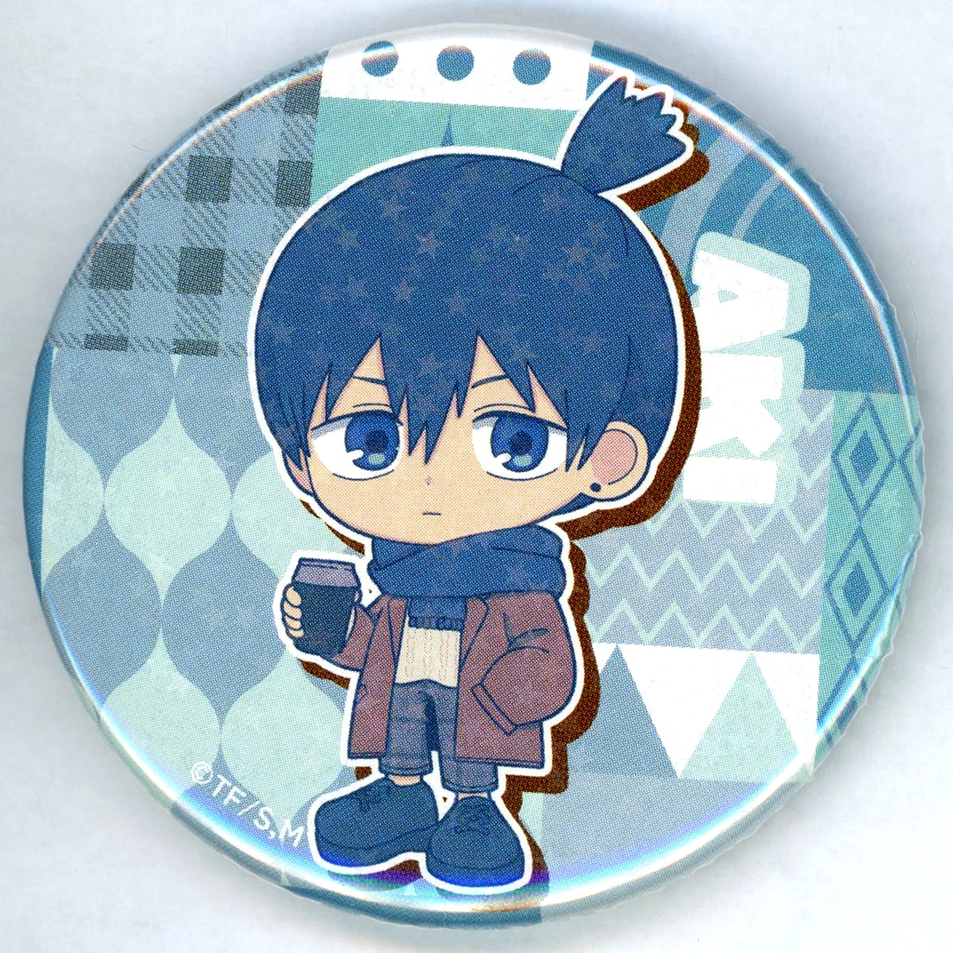 Aki Hayakawa Full Body Chainsaw Man Trading Hologram Button Winter Ver. [USED]