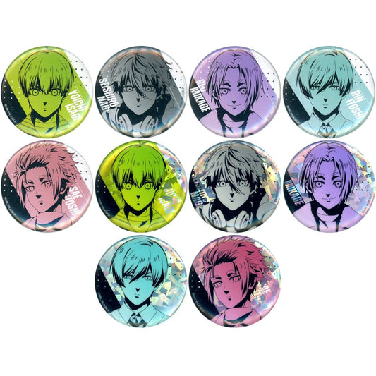 Set of 10 Blue Lock Line Art Trading Button [USED]