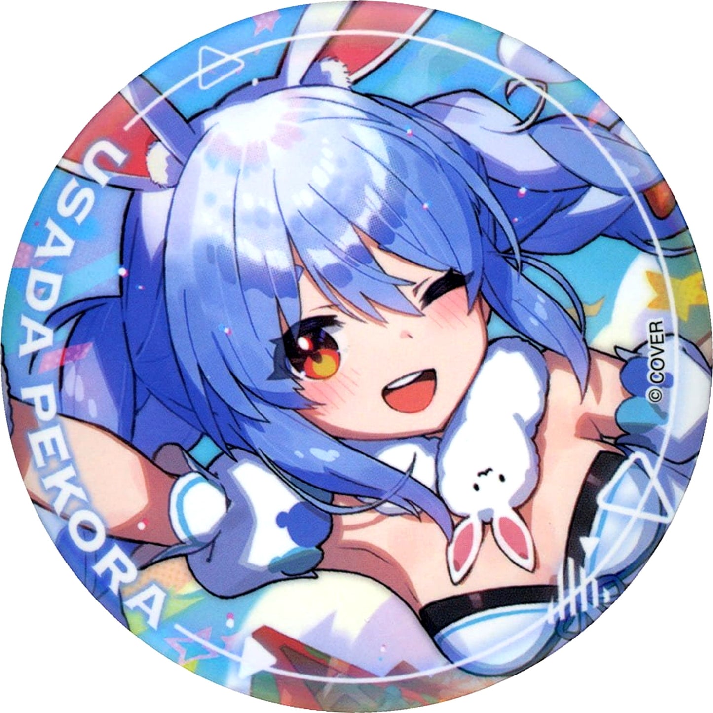 Virtual YouTuber hololive Usada Pekora Birthday Commemoration 2022 Saito Naoki Illustration Art Selection Only Button [USED]