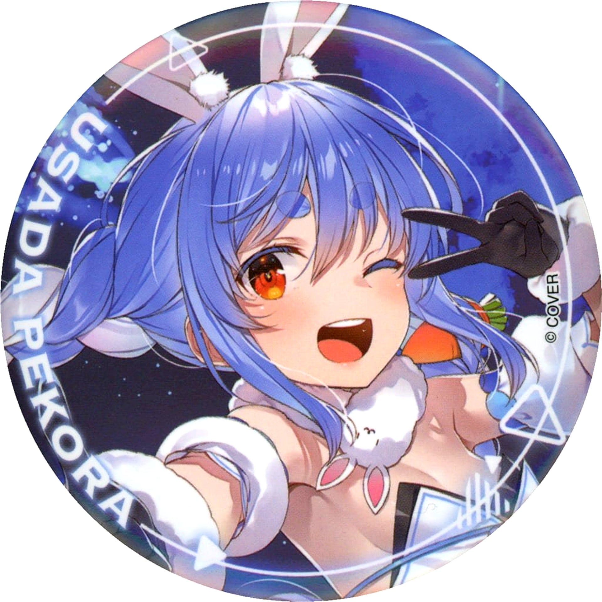 Virtual YouTuber hololive Usada Pekora Birthday Commemoration 2023 Illustration Art Selection Only Button [USED]
