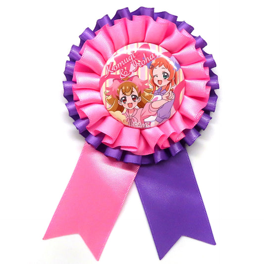 Komugi Inukai Iroha Inukai Wonderful Precure! The Movie! Rosette Button Premiere Commemoration Precure Pretty Store Pop-up 2024 in Marui [USED]