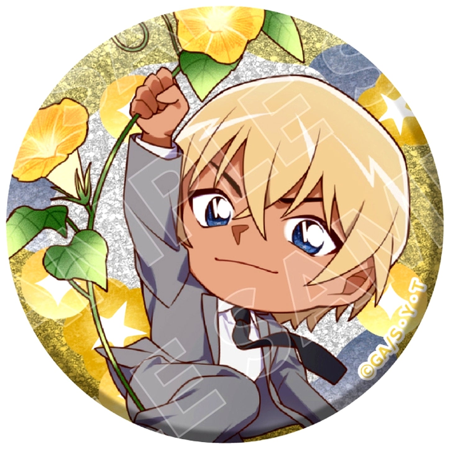 Toru Amuro Detective Conan Ivy Ver. Sparkling Button Collection [USED]