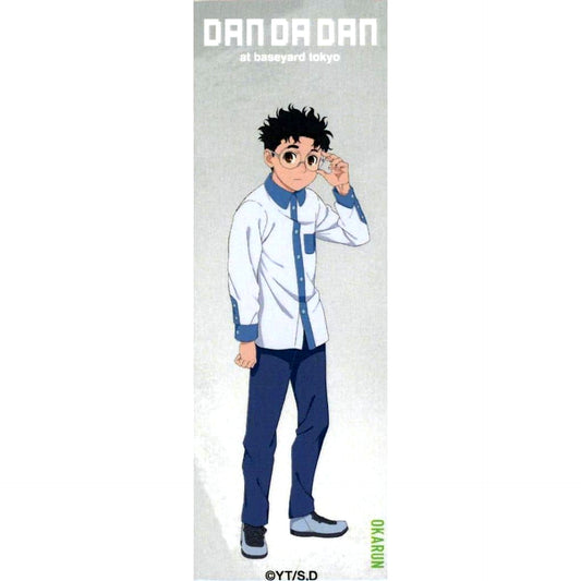 Dandadan Okarun Ken Takakura White Background Trading Square Long Button DAN DA DAN POPUP EXHIBITION at baseyard tokyo [USED]