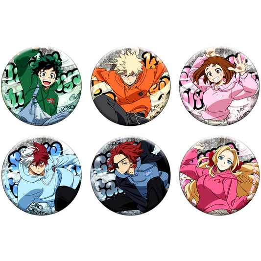 Set of 6 My Hero Academia The Movie You're Next Button Collection [USED]