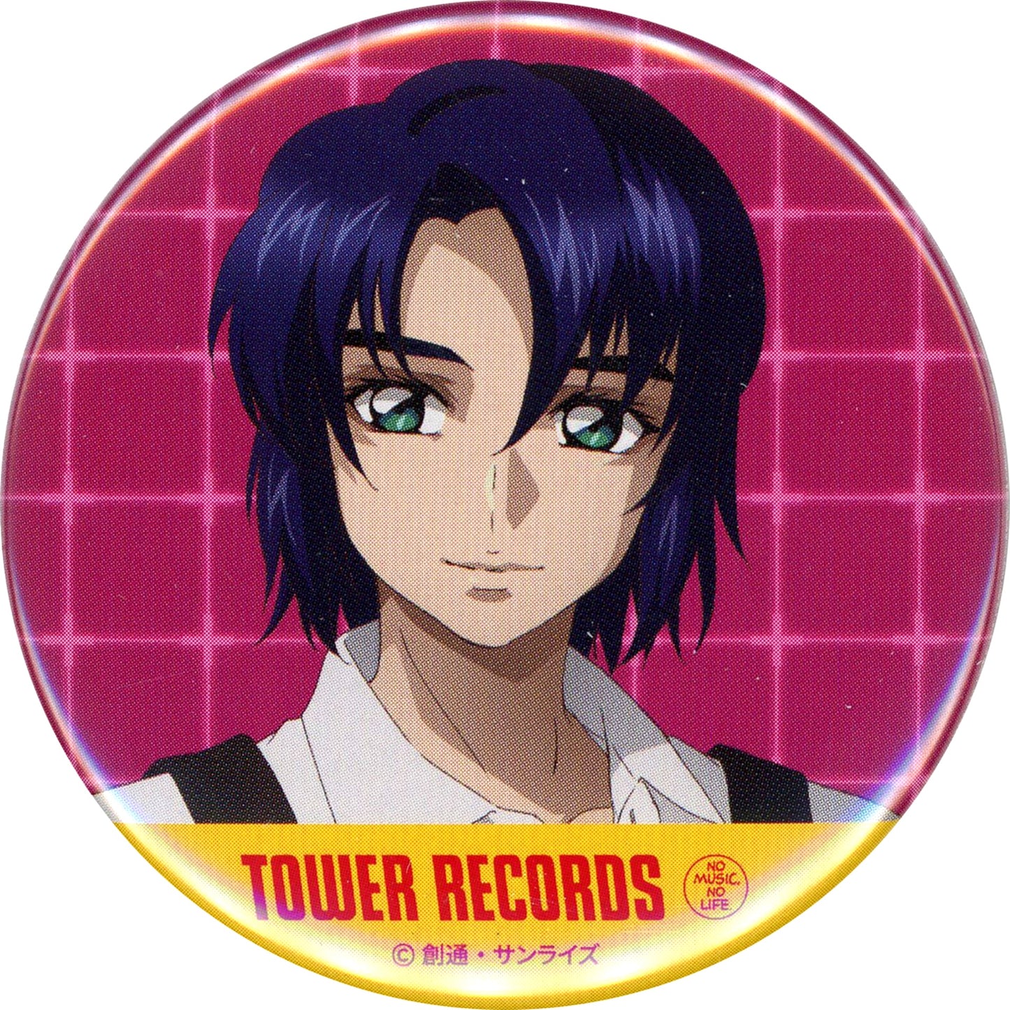 Athrun Zala Mobile Suit Gundam SEED FREEDOM x TOWER RECORDS CAFE Trading Can Badge [USED]