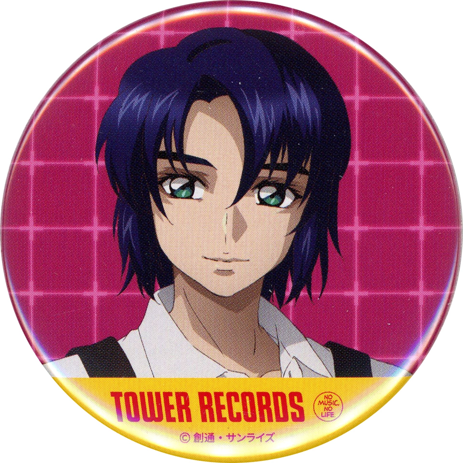 Athrun Zala Mobile Suit Gundam SEED FREEDOM x TOWER RECORDS CAFE Trading Can Badge [USED]