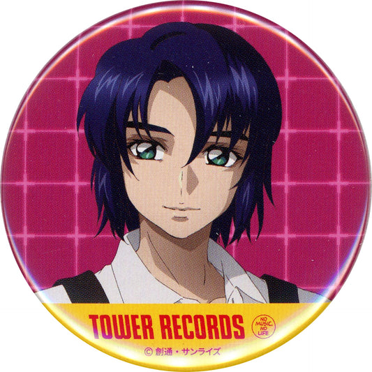 Athrun Zala Mobile Suit Gundam SEED FREEDOM x TOWER RECORDS CAFE Trading Can Badge [USED]